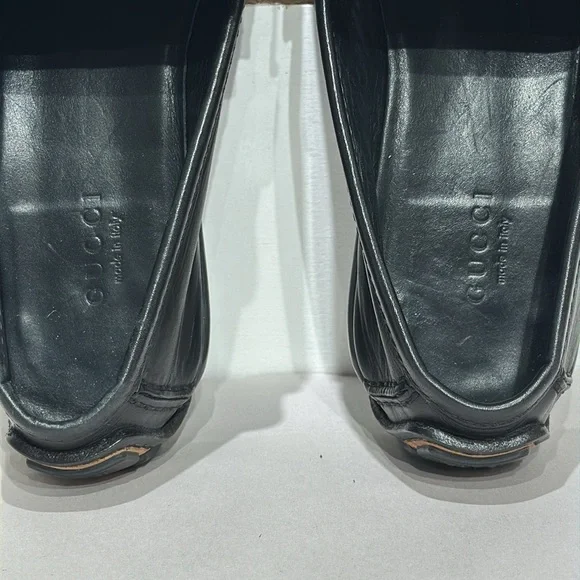 Gucci Horsebit Accent Leather Moccasins - Picture 8 of 13